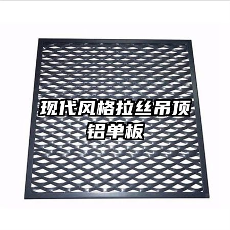 现代风格拉丝吊顶铝单板