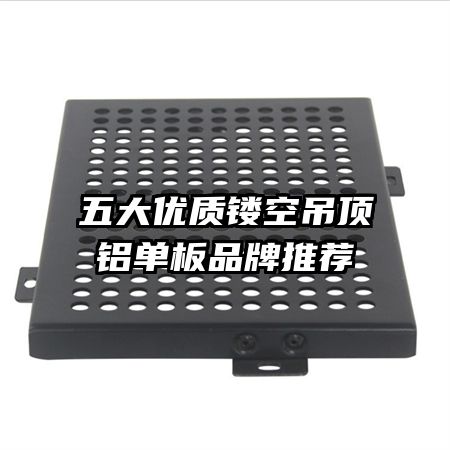 五大优质镂空吊顶铝单板品牌推荐